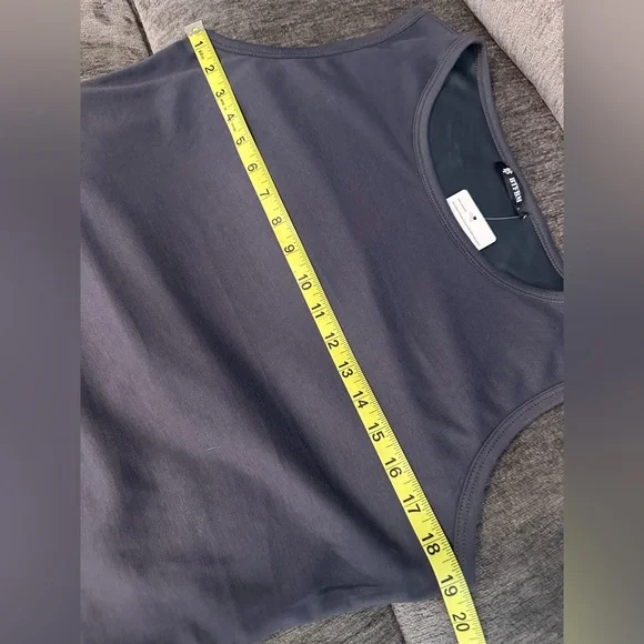 NWT BTFBM Bodycon Dress Size Large Gray - Picture 7 of 8